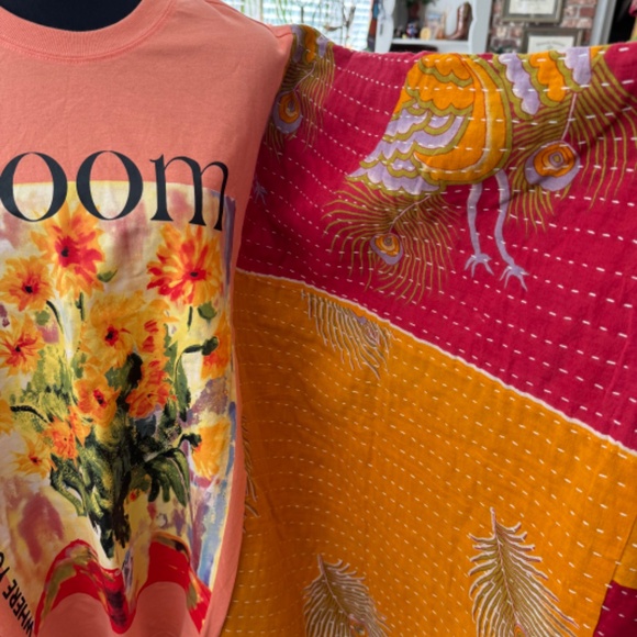 Isaac Morris Bloom Where You Are Planted Custom Quilted Shirt OS - Picture 3 of 7